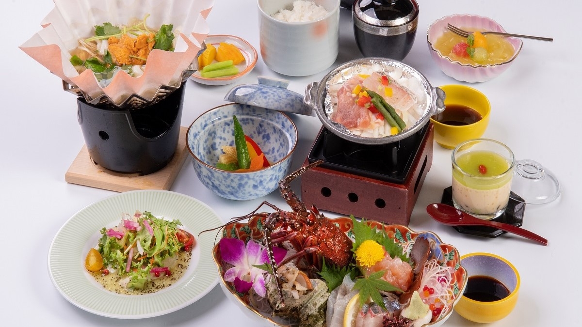 【禁煙室】◆バス・トイレ付和室1泊2食付★伊勢海老付！伊勢志摩の幸会席プラン 