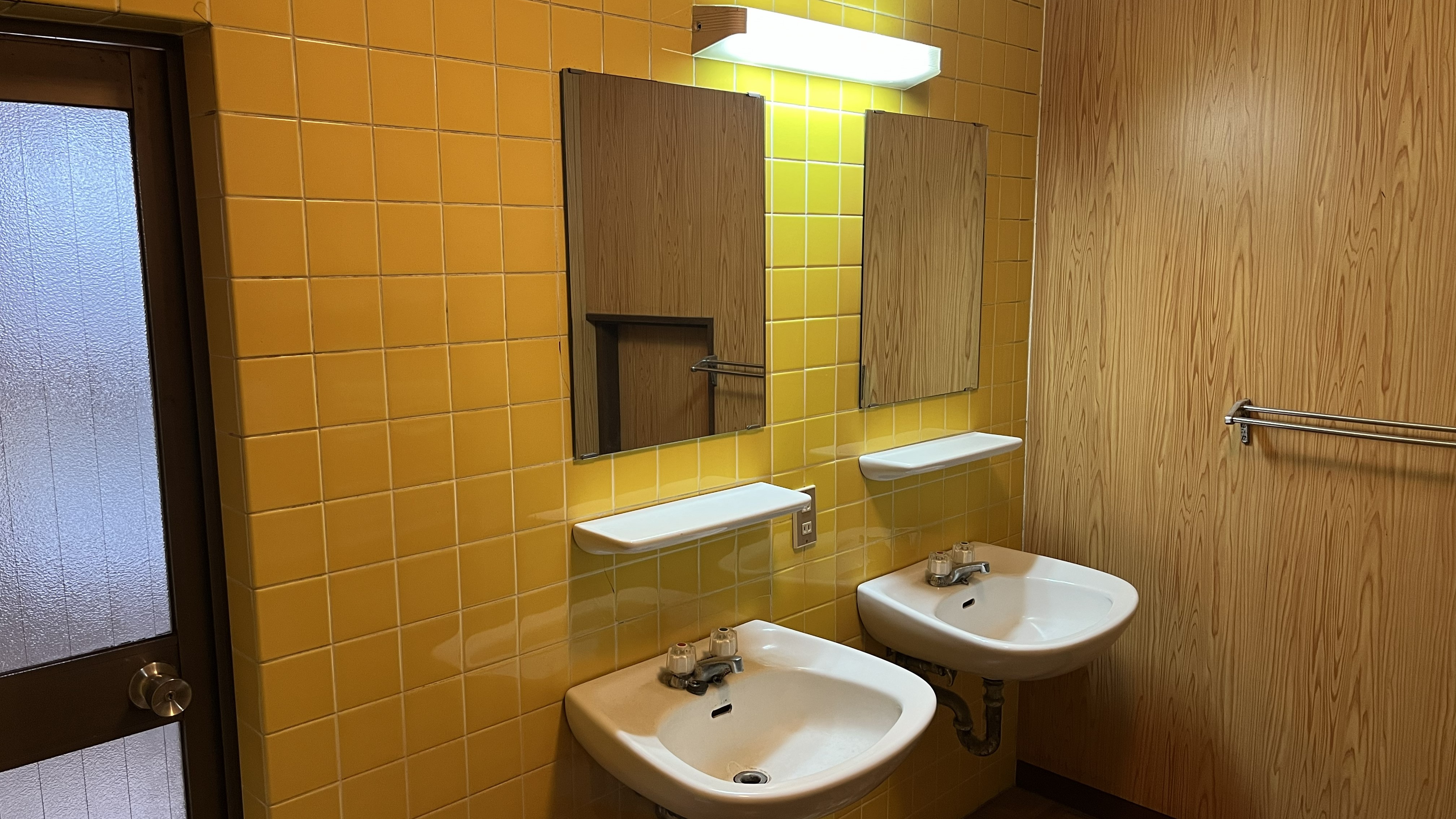 レトロな脱衣所♪