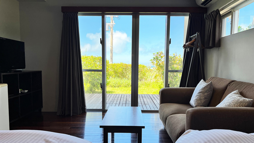 客室ツインテラス付き