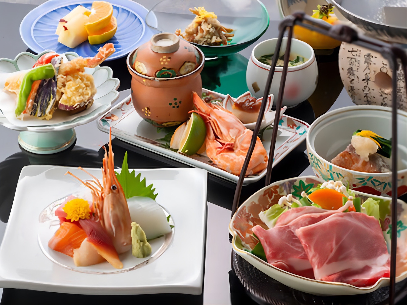 《スタンダード》但馬牛ステーキ＆桜鯛＆イチゴスイーツ春を感じる旬味覚会席【朝/夕付】