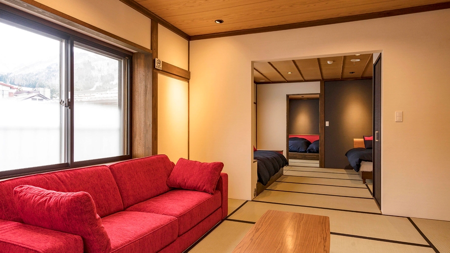 ・Nozawa (401)　2間続き和室とリビング10畳の客室