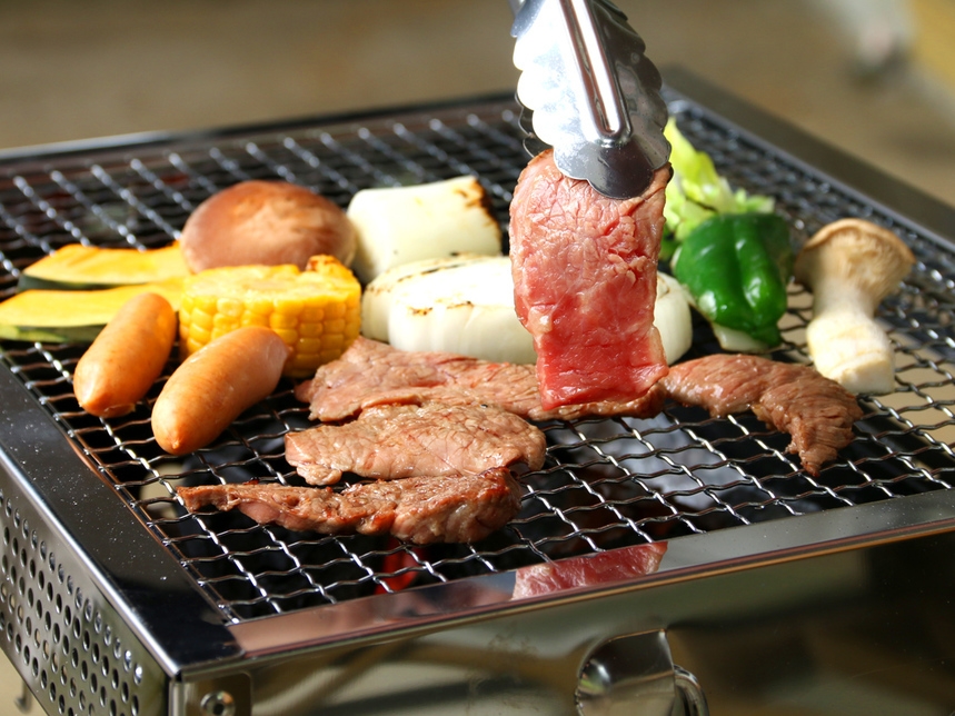 【牛豚鶏肉３種盛り】屋外BBQ♪都会では見られない満天の星が楽しめるかも☆彡【バーベキュープラン】