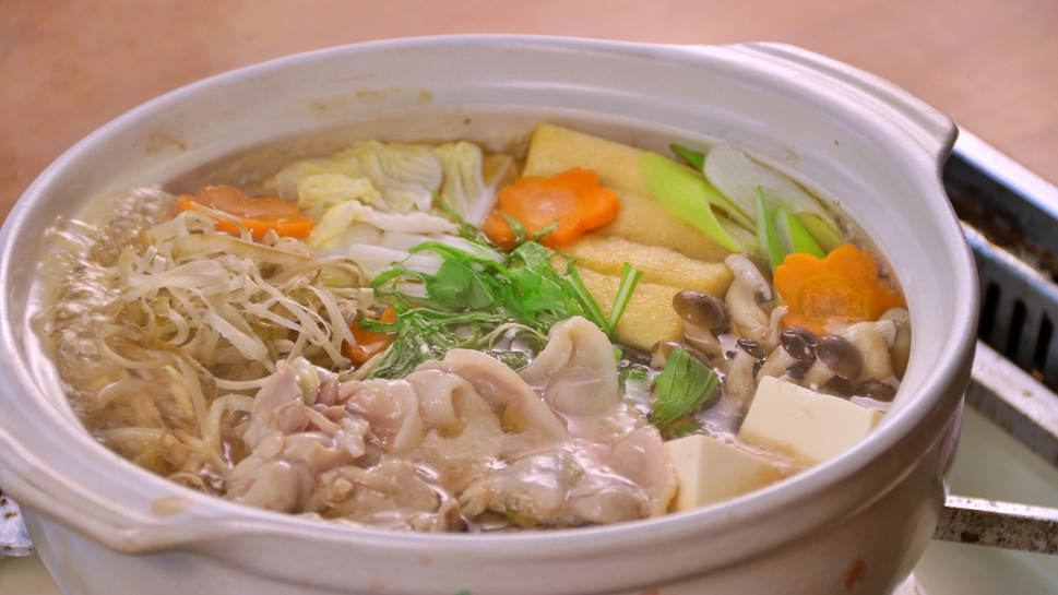 【1泊2食11，550円〜】３種類のお鍋をチョイス♪鴨鍋・豚味噌鍋・鶏の水炊き♪