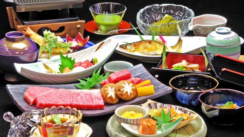 2食付◆厳選【飛騨牛】☆鉄板焼き☆とろけるお肉でボリューム満点プラン