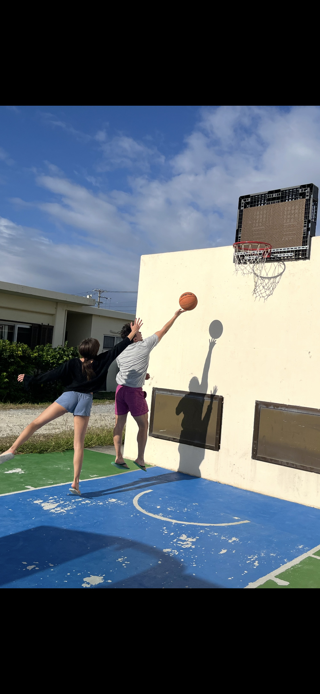 バスケットボールハーフコート