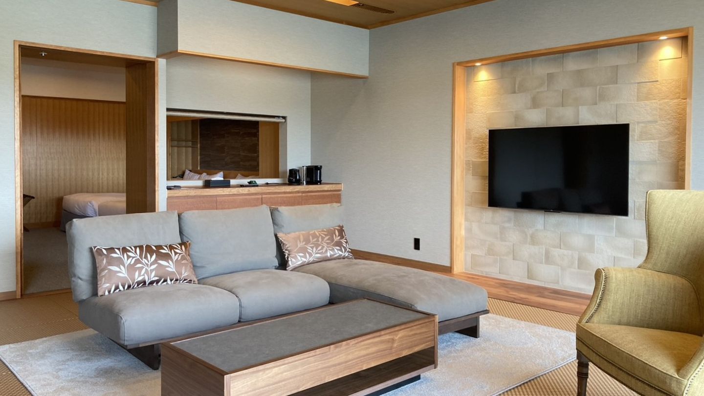 カワキュウスイート和洋室