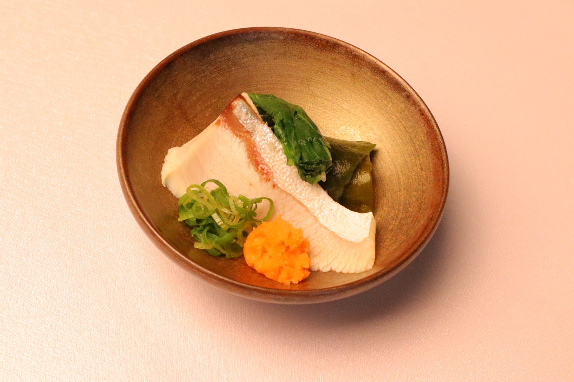 黒潮鰤とヒロメのしゃぶしゃぶ