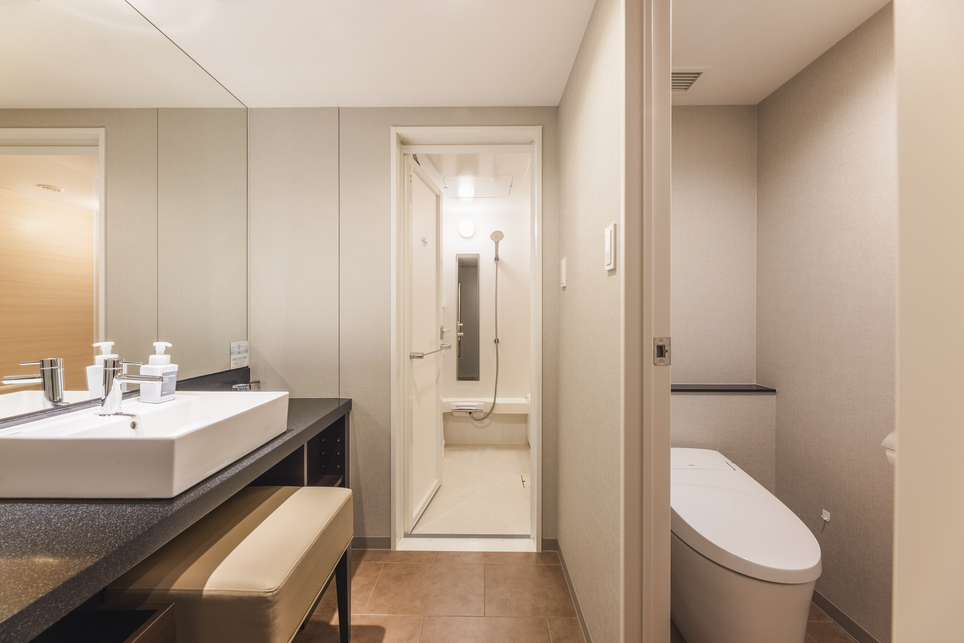 【リニューアル後】プレミアムツインルーム・バスルーム