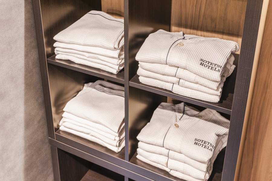 ワッフル生地の2ピースパジャマ！