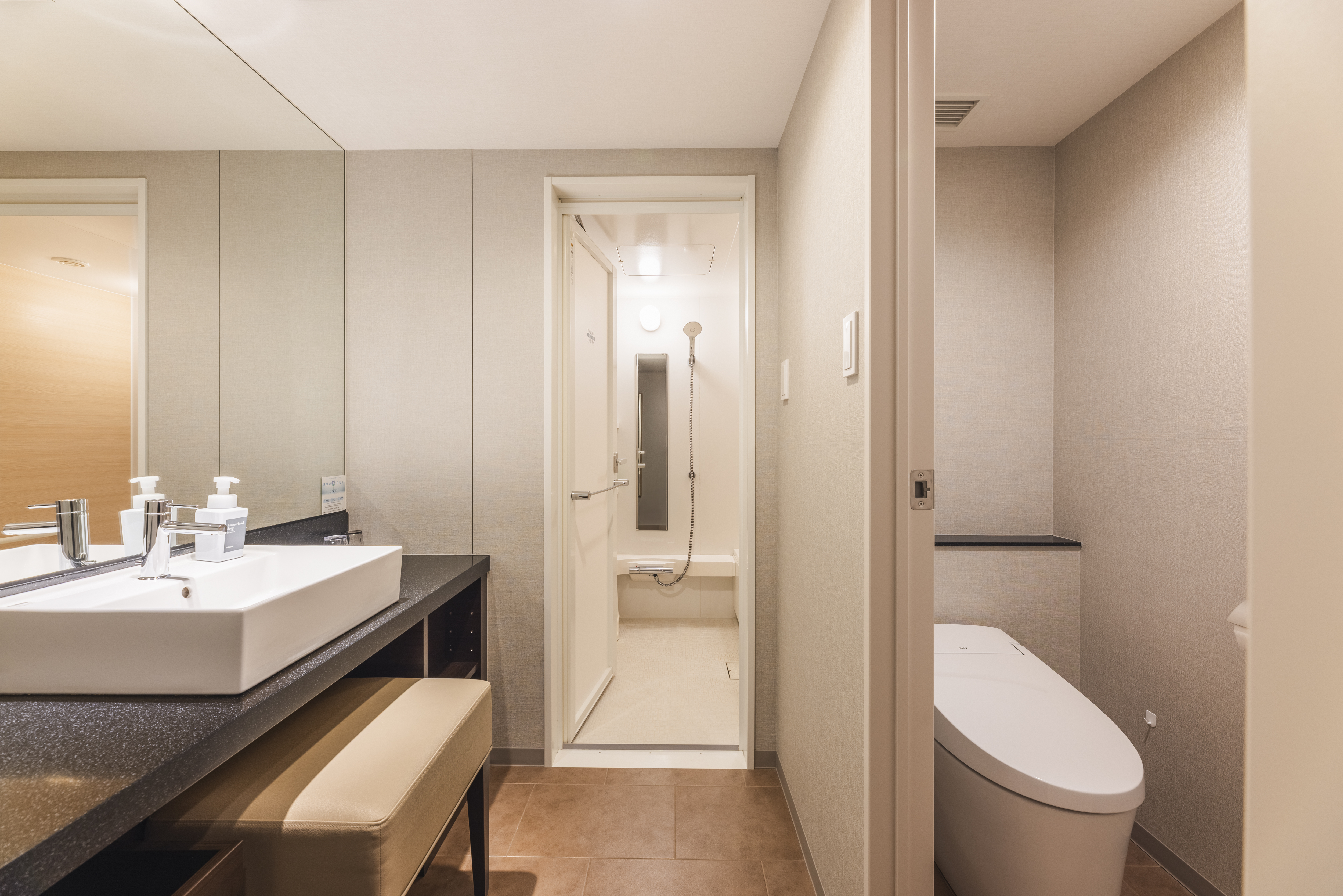 【リニューアル後】プレミアムツインルーム・バスルーム