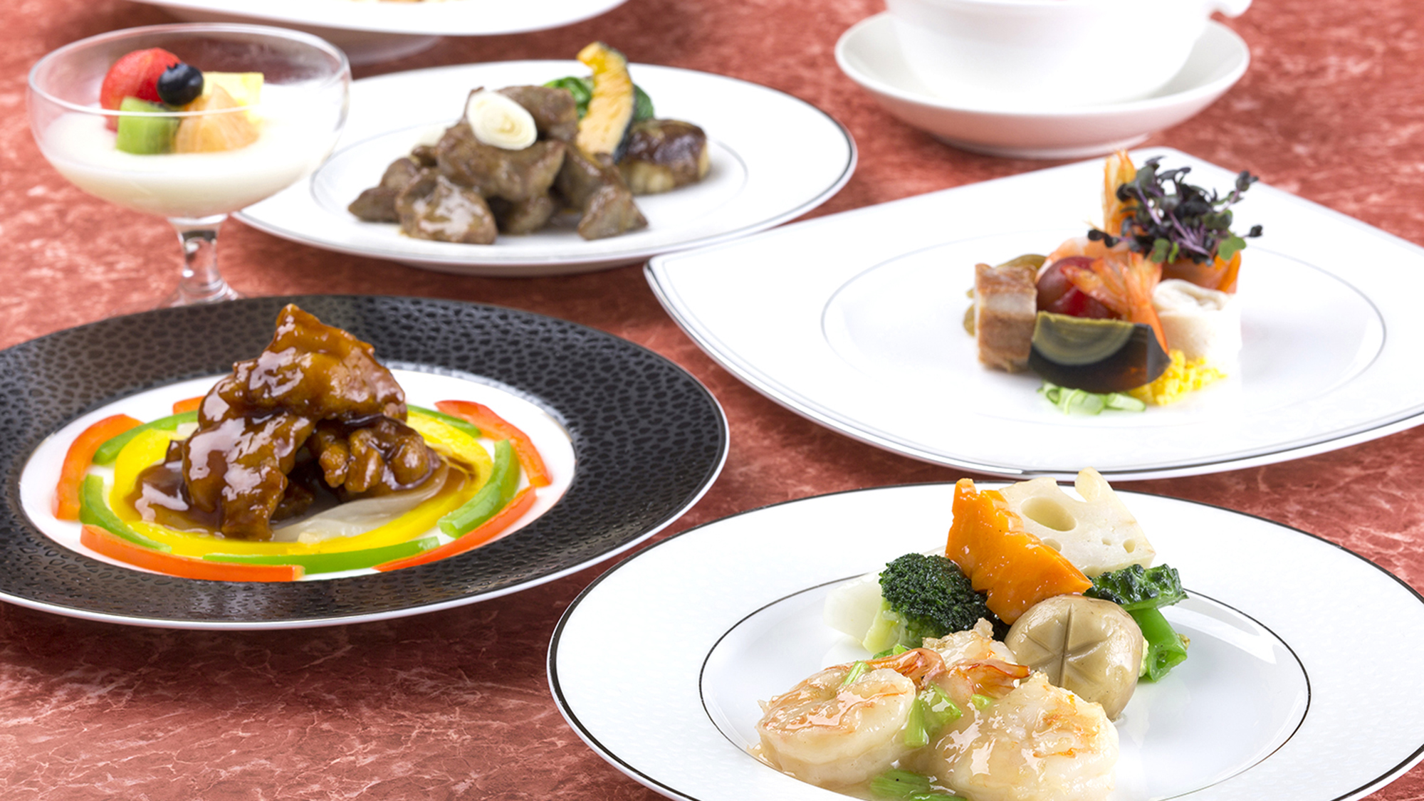 【中国料理・舜天】料理長一押しのコース。シーズンごとの口福にの味にぜひご期待ください。