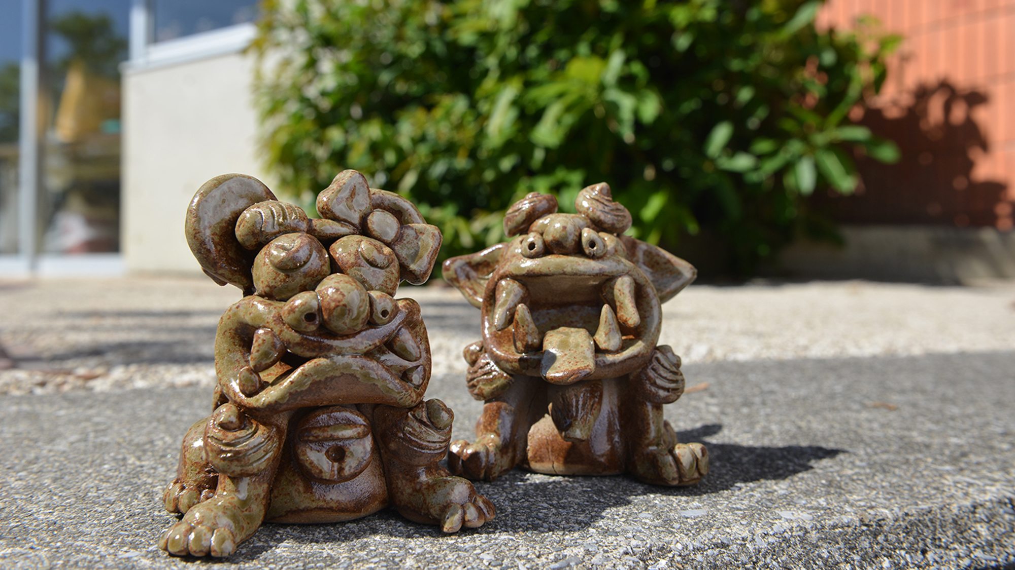 【シーサー作り】