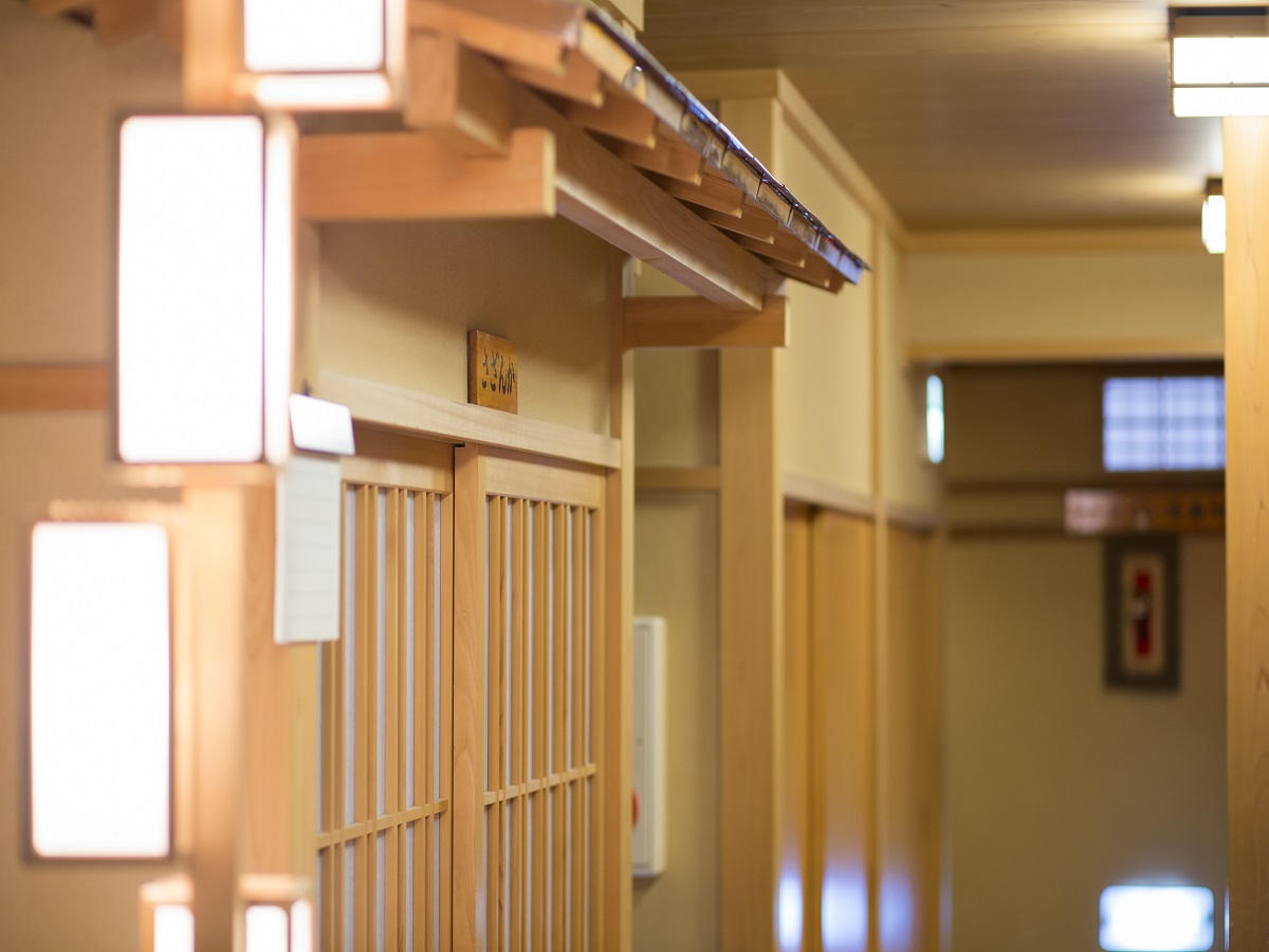 各客室の入り口設え