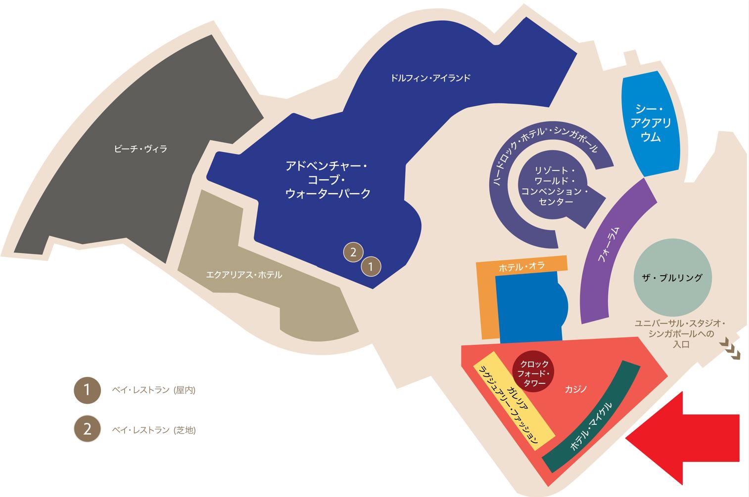 ホテル・マイケル周辺地図