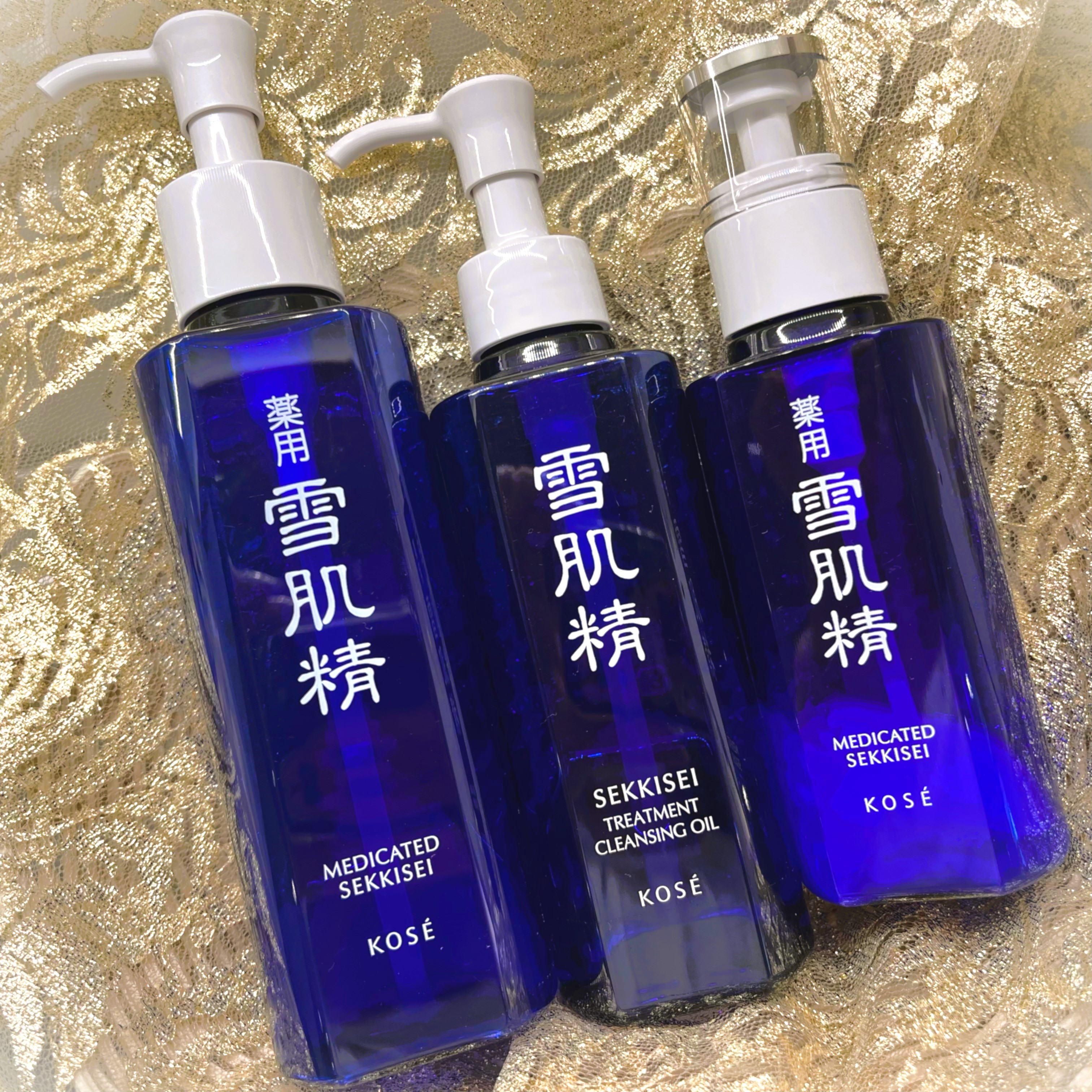 雪肌精（クレンジングオイル・化粧水・乳液）