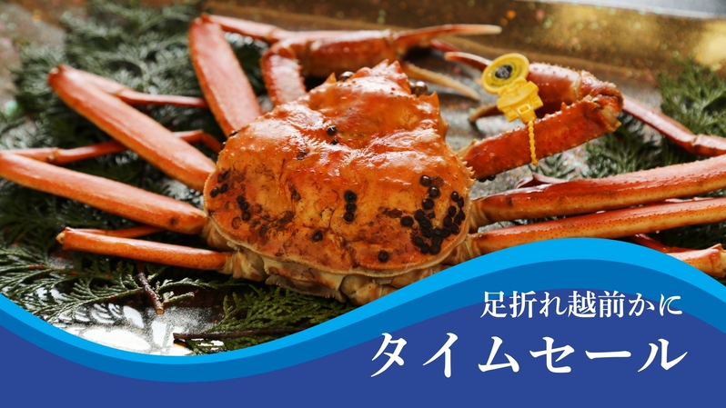 【タイムセール】■足折れ越前かに１杯付かにフルコース■高級ブランド蟹がお値打ちに！