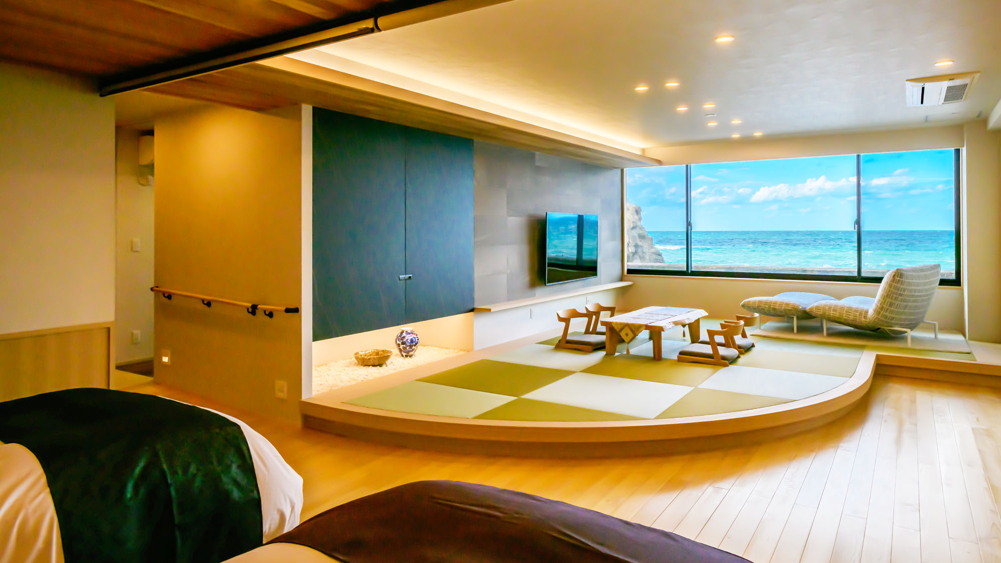 ★2021年12月OPENの新客室★温泉半露天風呂付スイートルーム【波の香り】