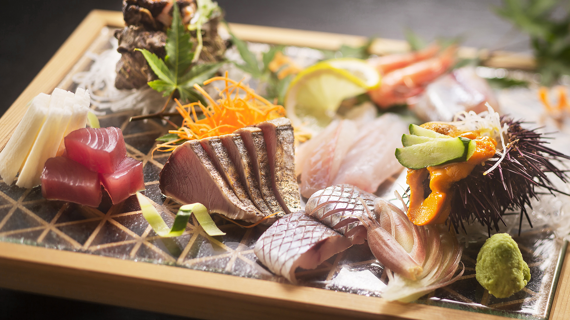 【旬魚の舟盛り】