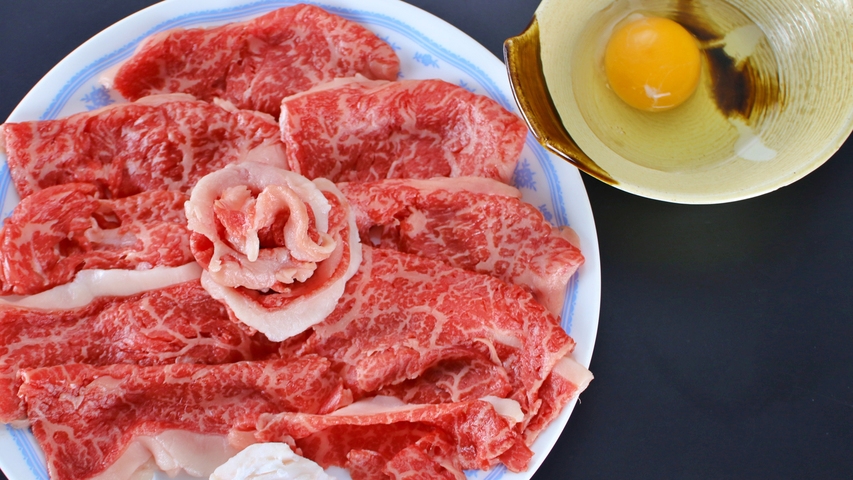 ≪格安★お得≫【やわらか〜い♪但馬牛すき焼鍋】地元食材を堪能☆特別価格！