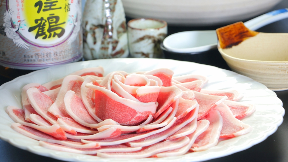 【冬季限定】山里の恵み◆ロッヂ鉢特製◆ぼたん鍋プラン☆彡