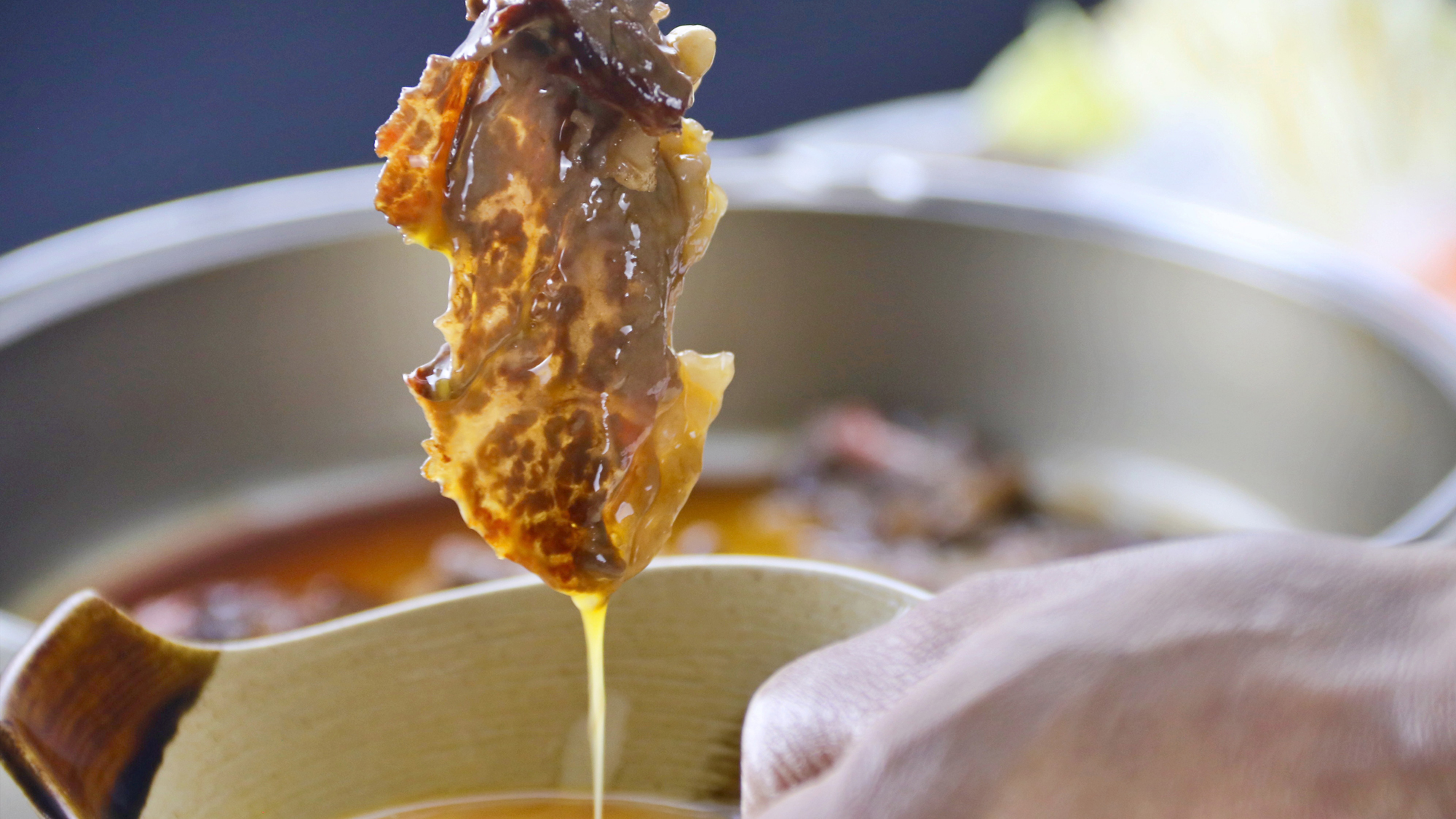 【料理】但馬牛すき焼き鍋 (4)