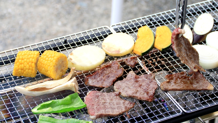 大自然の中でのＢＢＱは最高！ 