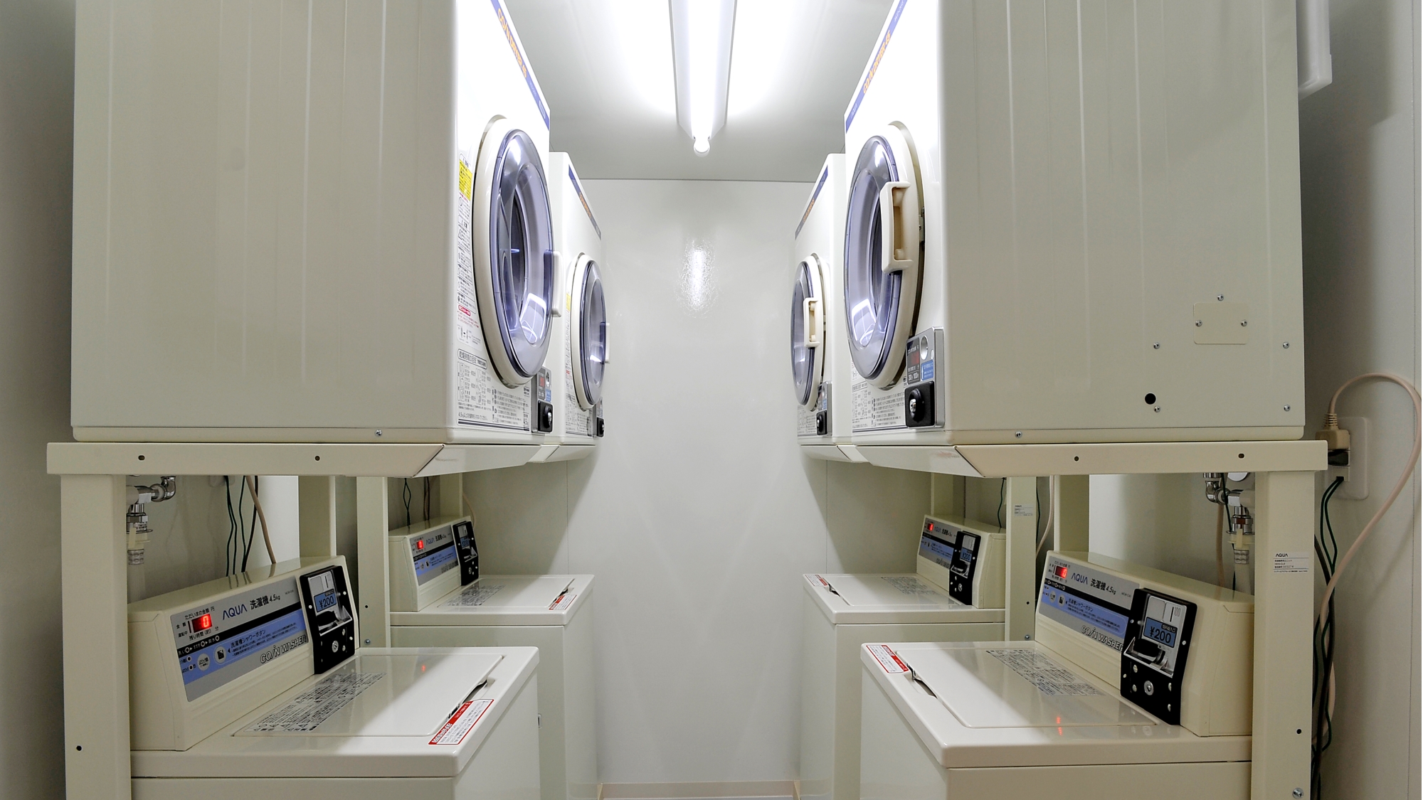 長期滞在に嬉しい。コインランドリーもございます。