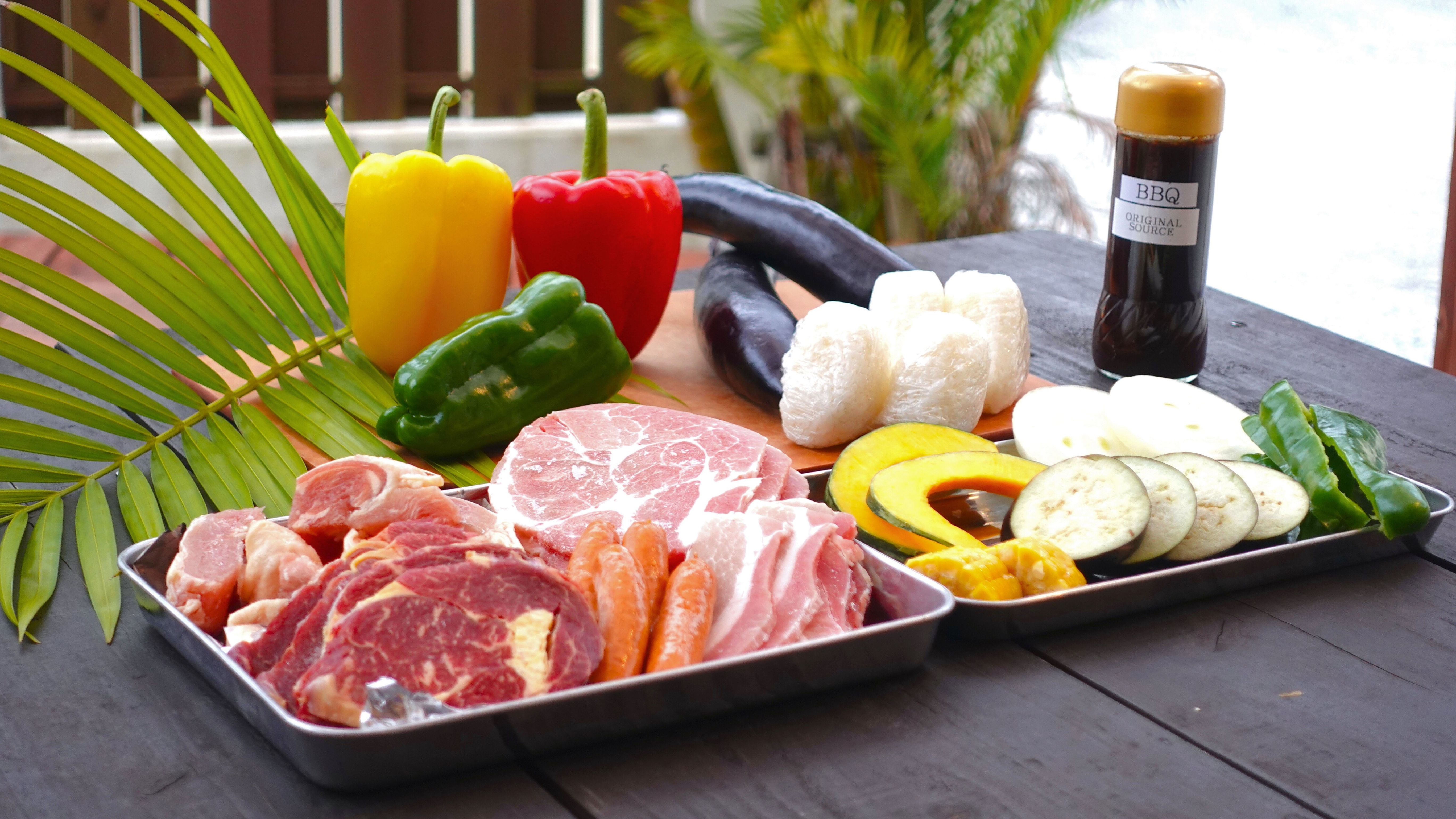 夕食／BBQレギュラーコース
