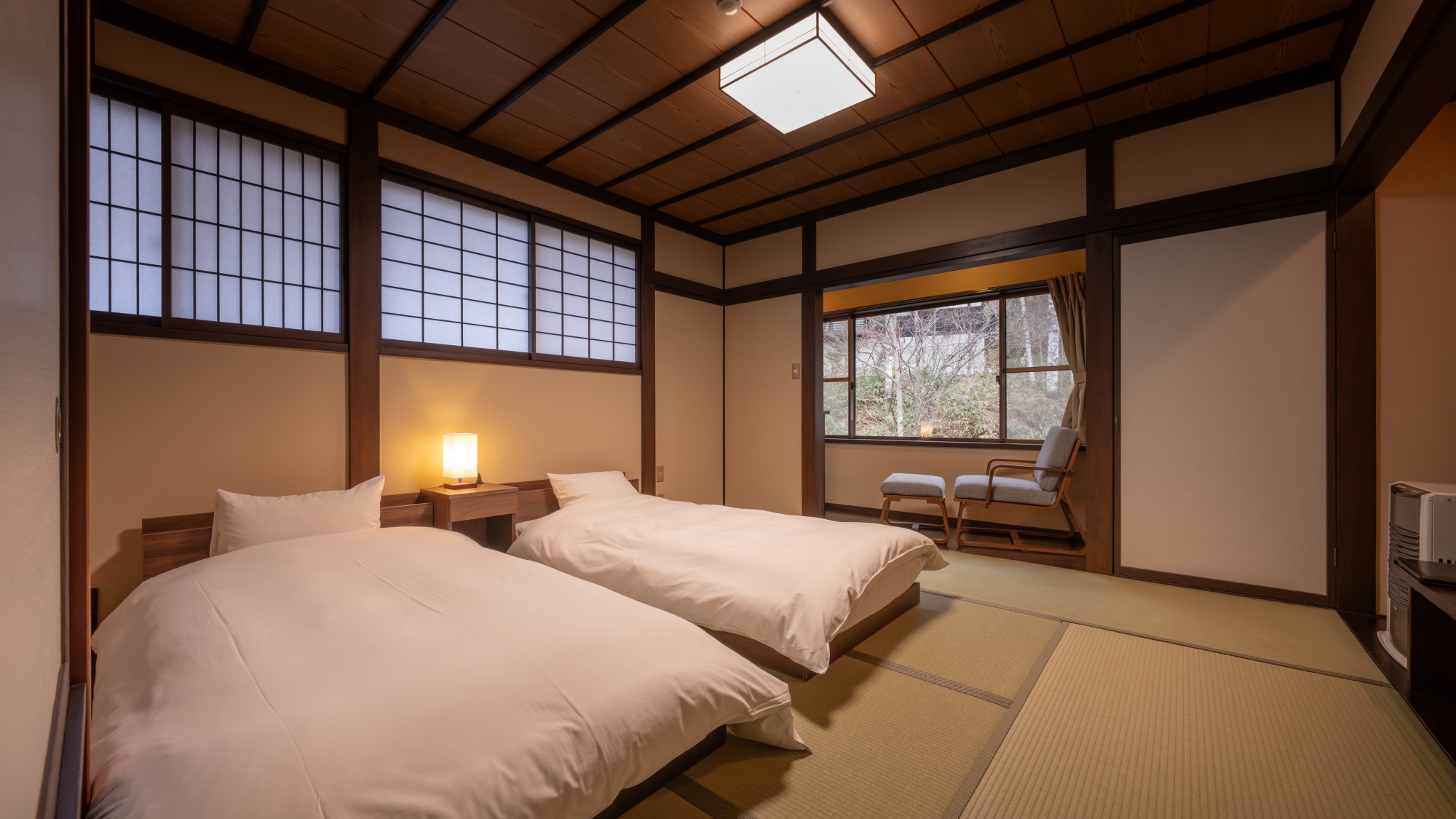 【本館／くつろぎ和モダンツイン＜白樺＞】2026年5月リニューアル！