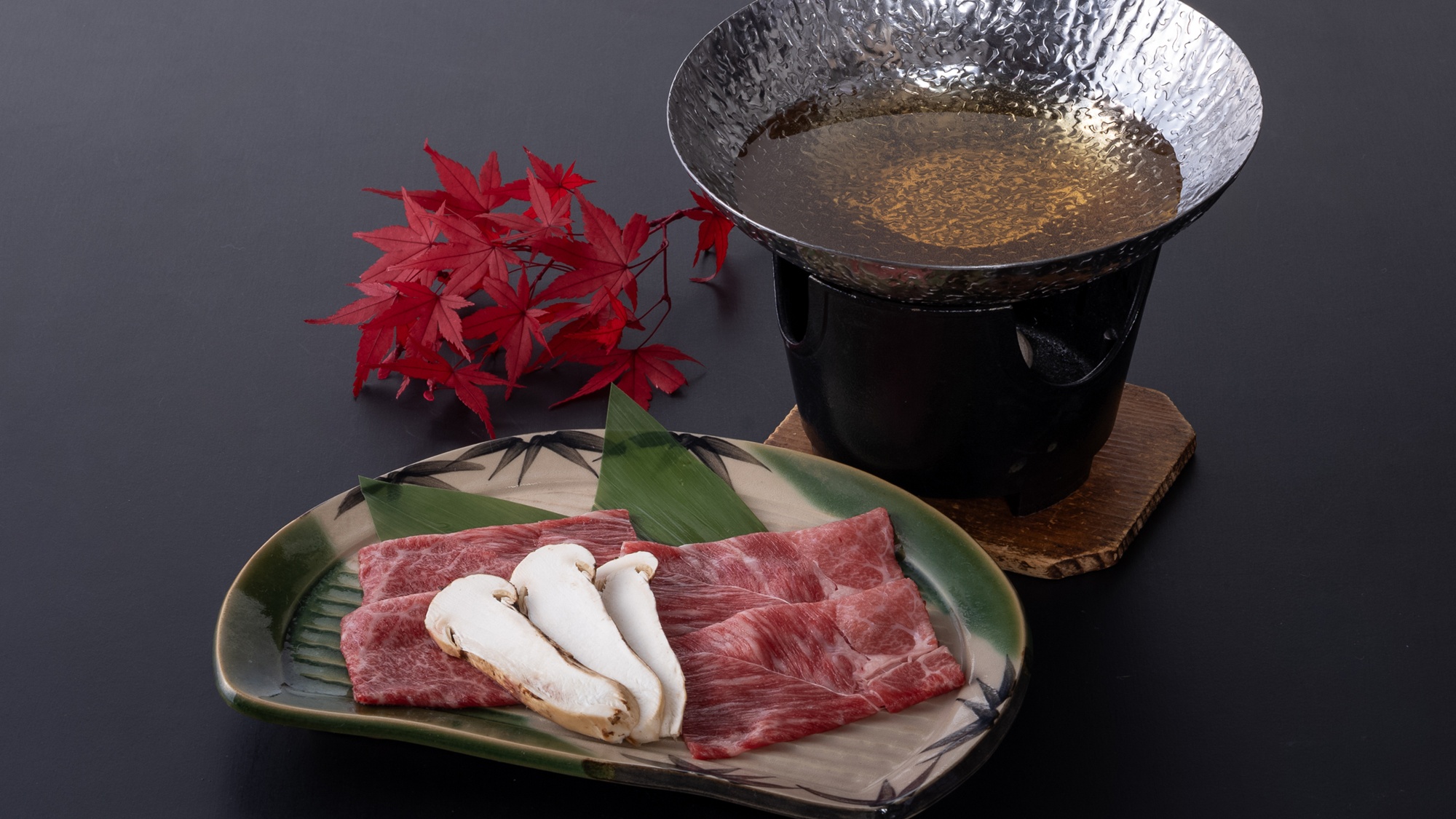 【松茸会席・しゃぶしゃぶ】秋の贅沢！期間限定・松茸尽くしプラン　※画像はイメージです