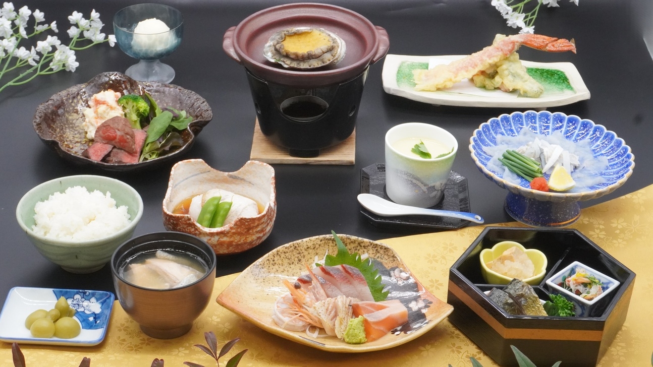 【満珠会席】おススメ★豪華グレードアップ！せっかくの旅には贅沢グルメ♪