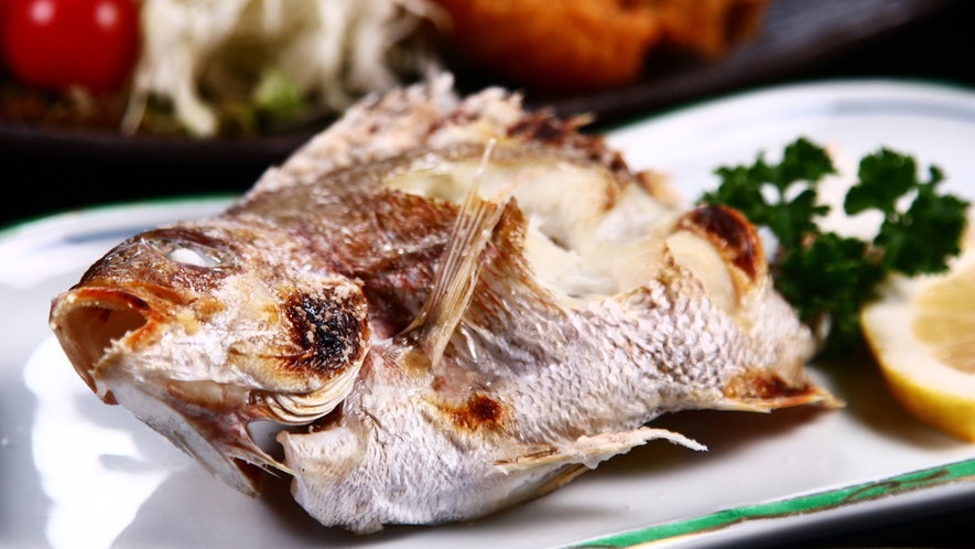 焼き魚◆日間賀島の海鮮をシンプルな塩焼きで。