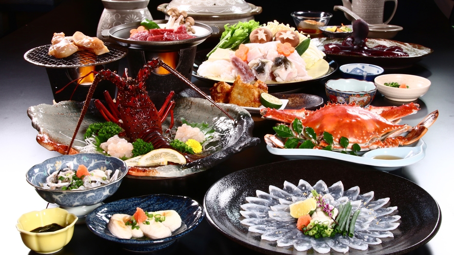 ふぐフルコース◆全部楽しめる！日間賀島の旬の食材をフルコースで！