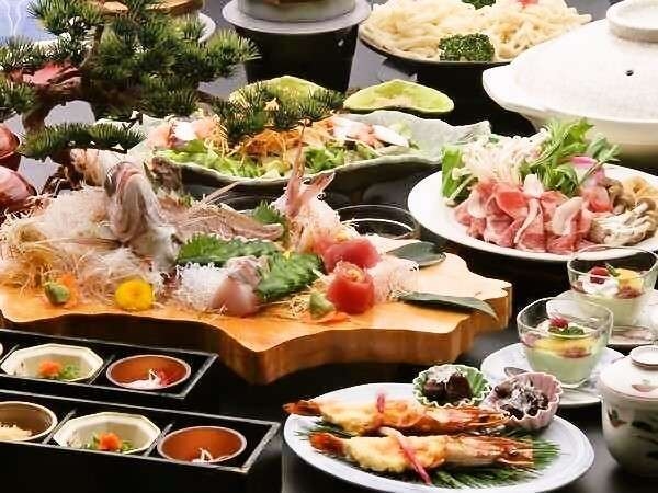 ■潮彩会席■瀬戸内海の季節を映す旬魚と県産牛の鉄板焼き