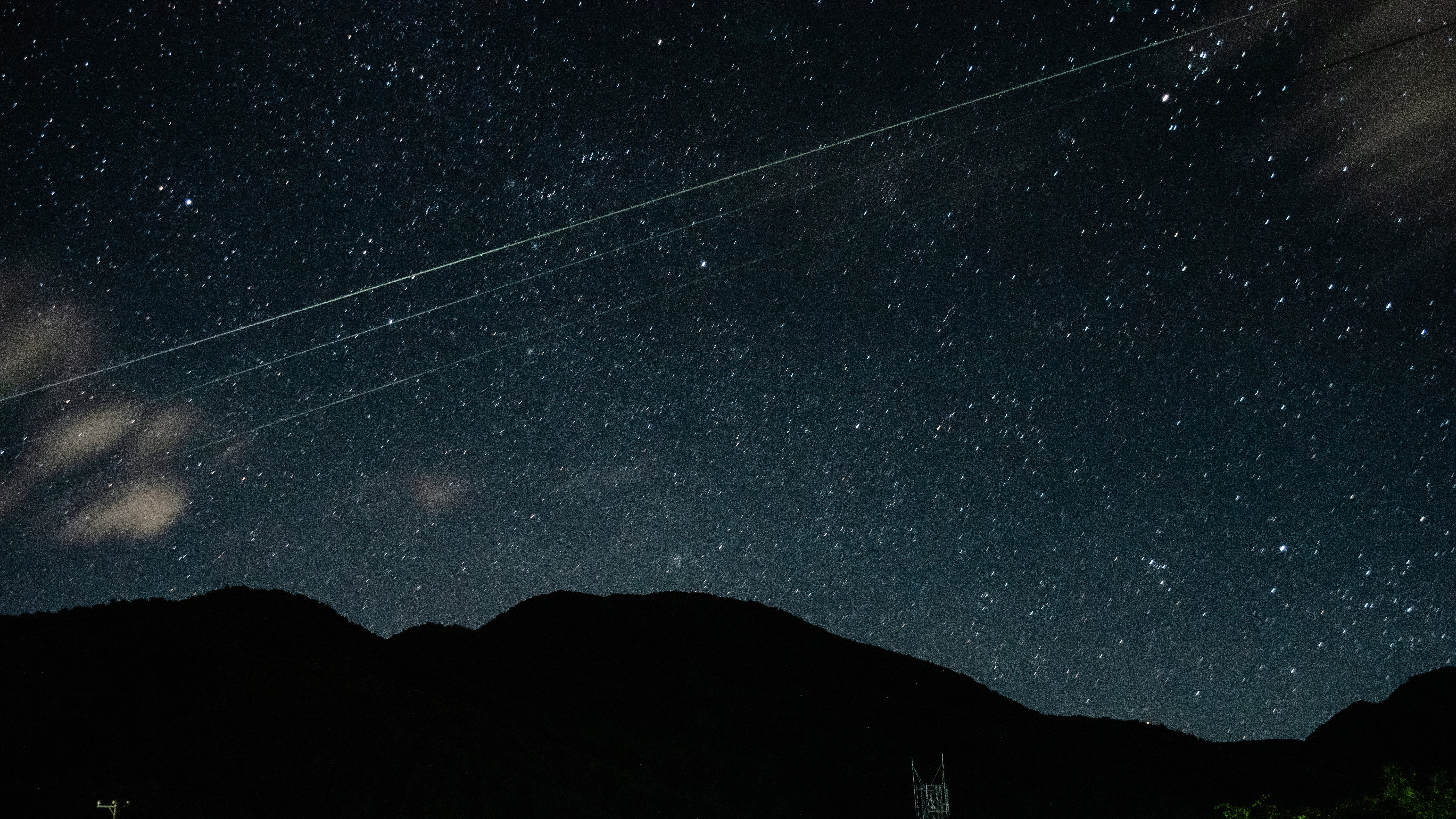 天気がいい夜、見上げれば満天の星空がお愉しみいただけます