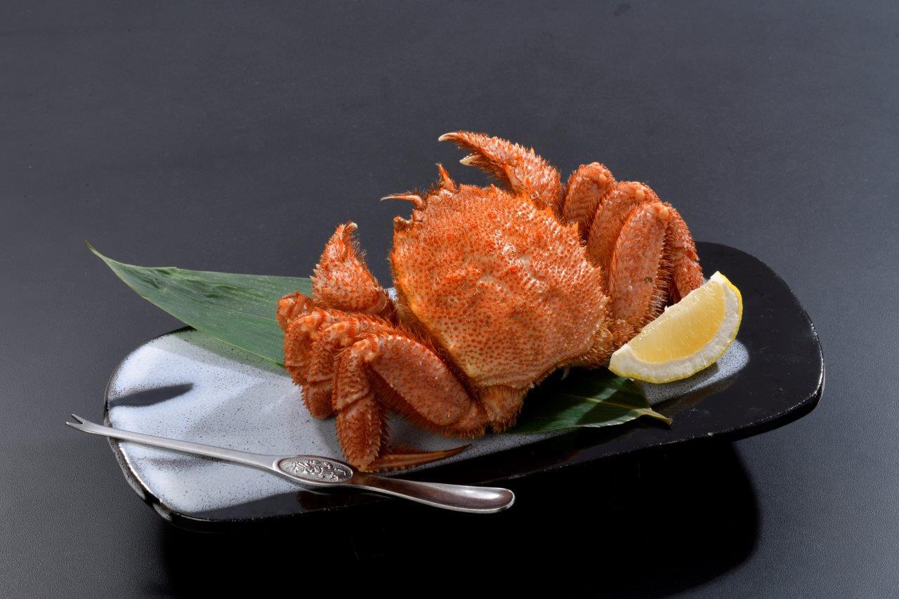 【期間限定】浜茹で毛ガニがついたお得なコース　＜2食付／会食場＞