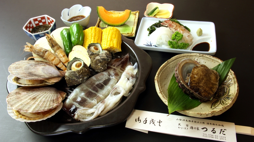 【1泊2食付き】迫力満点海賊焼きプラン☆新鮮な魚介は豪快に焼いてナンボ！！