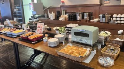 朝食会場