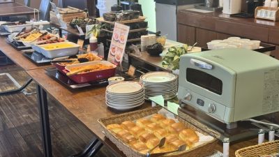 朝食会場