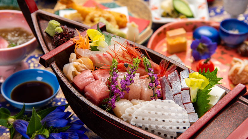【期間限定】金沢の美食を贅沢に堪能！一人一舟の舟盛り付き加賀会席プラン