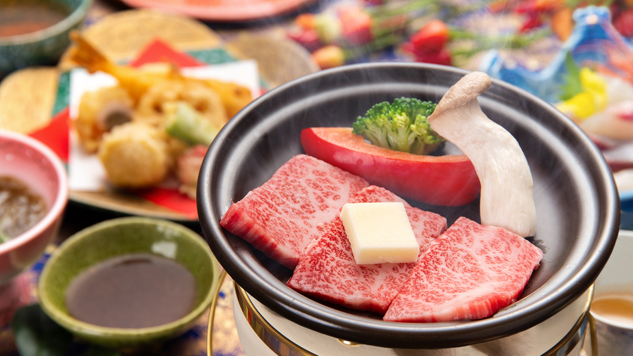【100周年記念3大特典】のどぐろ塩焼き＋和牛カルビ陶板焼付の特別会席！