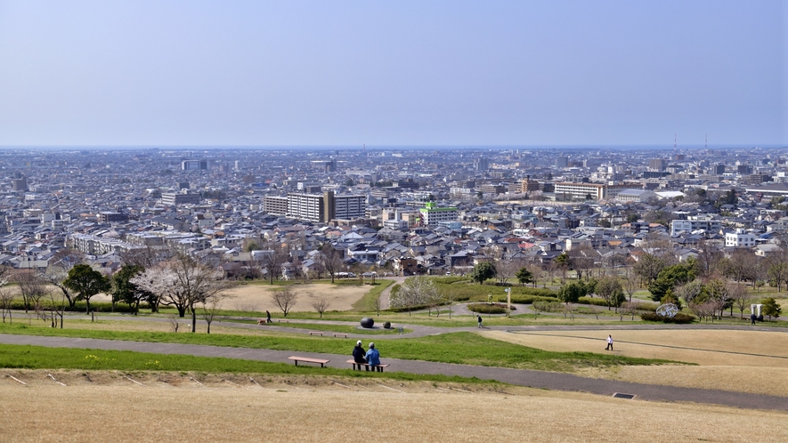 *【大乗寺丘陵公園】当館より車で約５分/金沢の街と日本海が見渡せる絶景スポット。