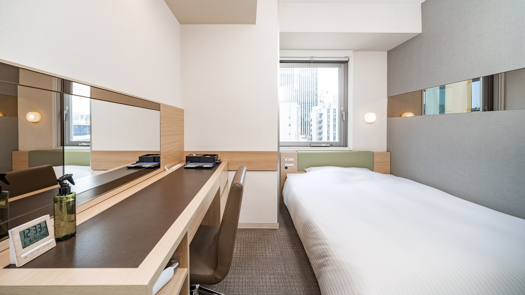 12平米, ベッドサイズ150cm幅