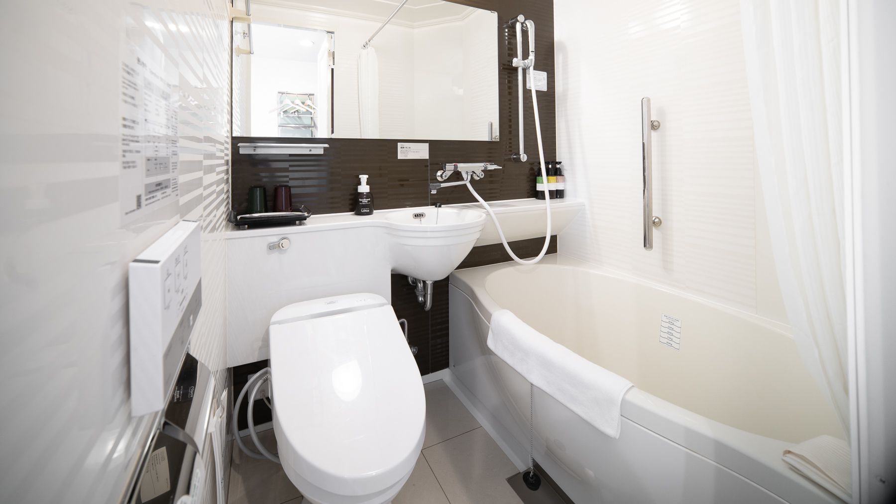 全室にユニットバス完備