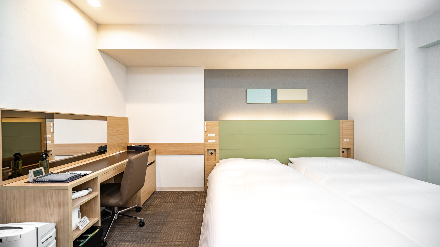 120㎝幅ベッド×2台