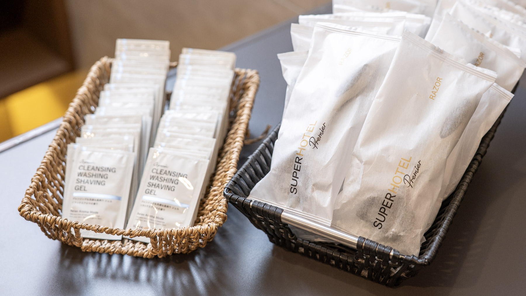 脱衣所にもアメニティ完備なので安心♪