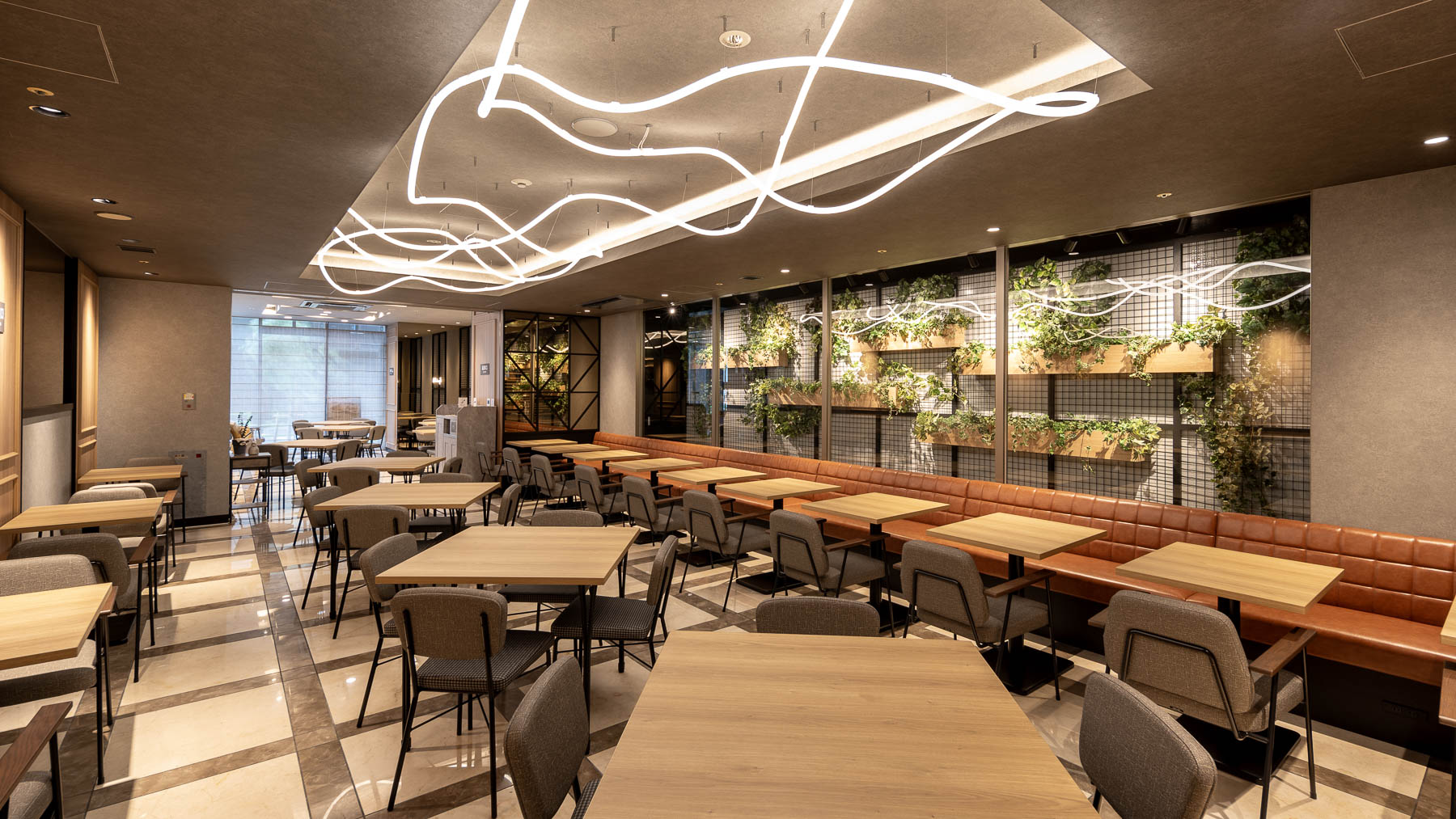 朝は朝食のご提供場所となります（有料）