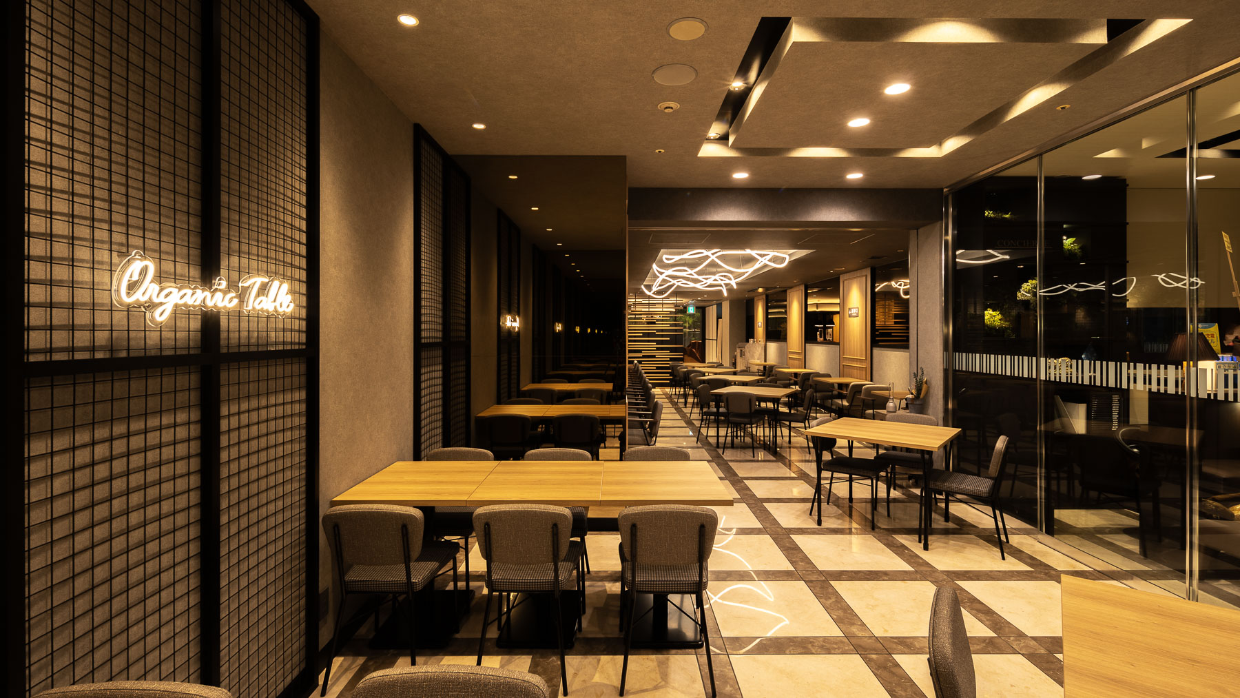 落ち着いた雰囲気で過ごしやすい空間です