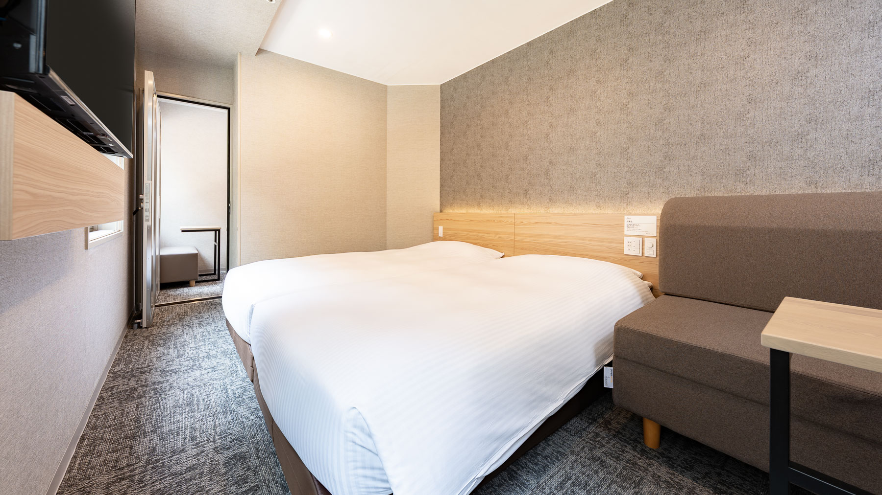 120㎝幅ベッド2台×2部屋