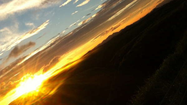 夕方にはこんな景色も！！